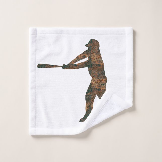 Rust baseball Wash Cloth (Wash Cloth)