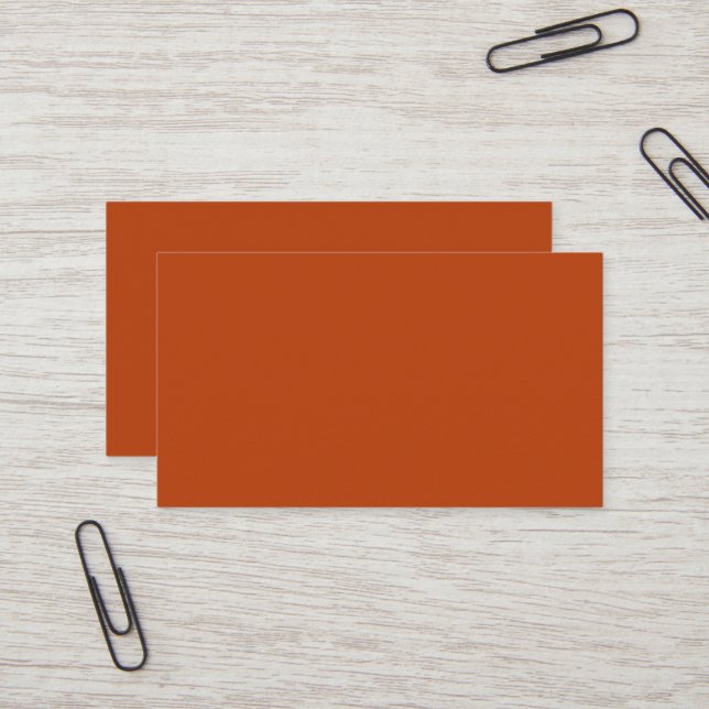 Rust Business Card (Front/Back In Situ)