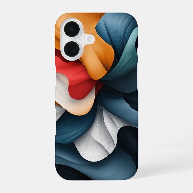 Rust Echo iPhone 16 Case (Back)