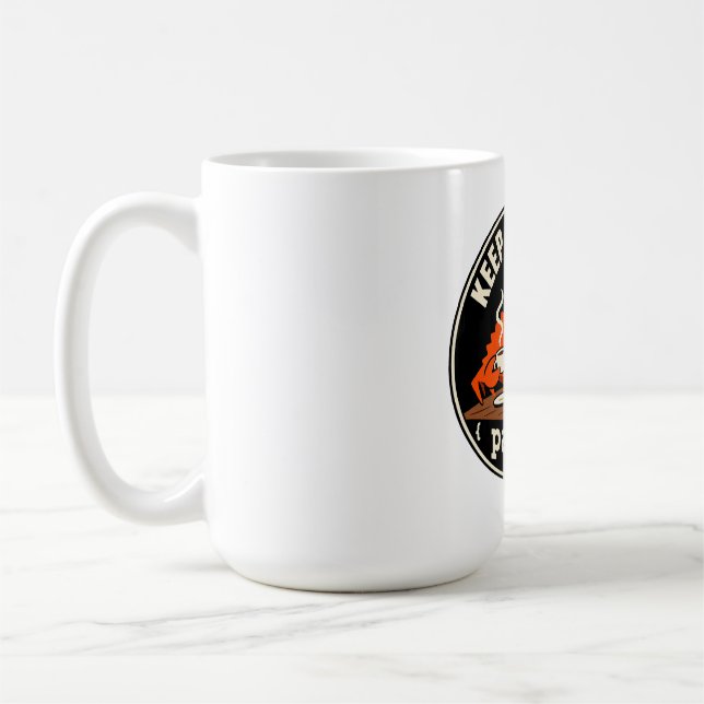 Rust Ferris Crab programming mascot Coffee Mug (Left)