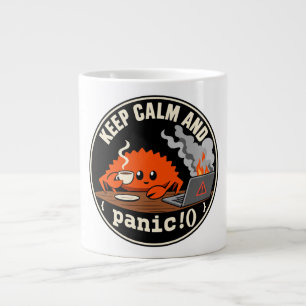Rust Ferris Crab programming mascot Large Coffee Mug