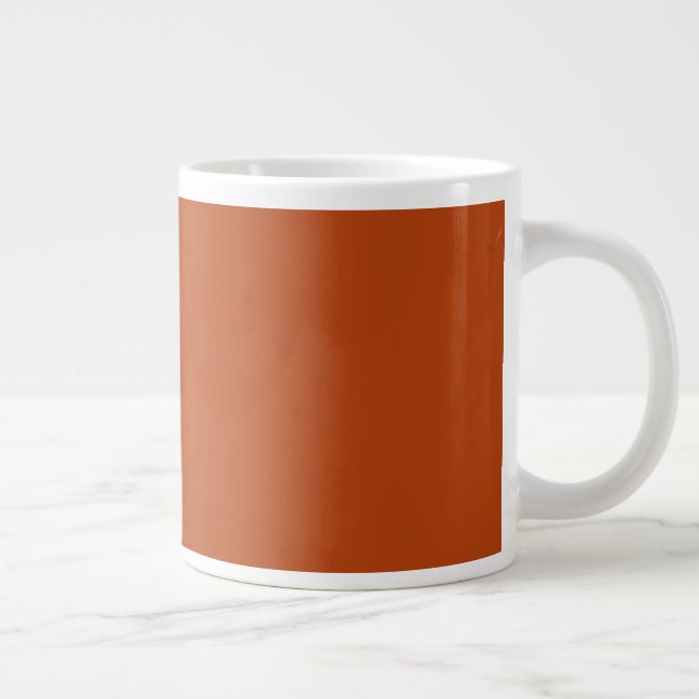 Rust GIANT Coffee Mug (Right)