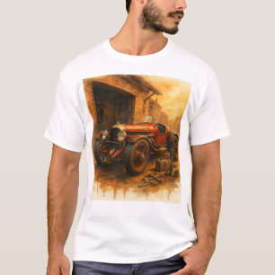 "Rust & Glory" – Vintage Red Racer Garage Art T-Sh T-Shirt