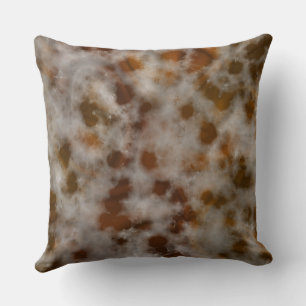 Rust Marble abstract Cushion