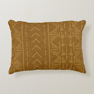 Rust Mudcloth Decorative Cushion