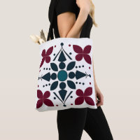 Rust Petal Echo Tote Bag