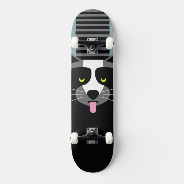 Rust Racoon Skate Deck (Front)
