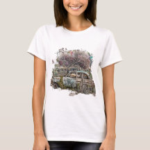 Rust & Reflection: Watercolor Vintage Cars