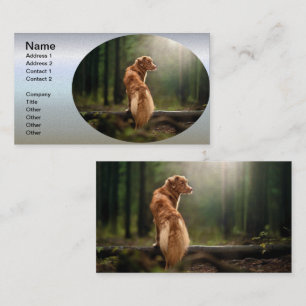 Rust Retriever from Nova Scotia Business Card