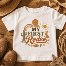 Rust Rodeo First Birthday Unisex T-Shirt | Neutral