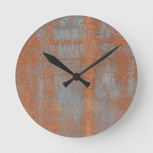 Rust Round Clock (Front)