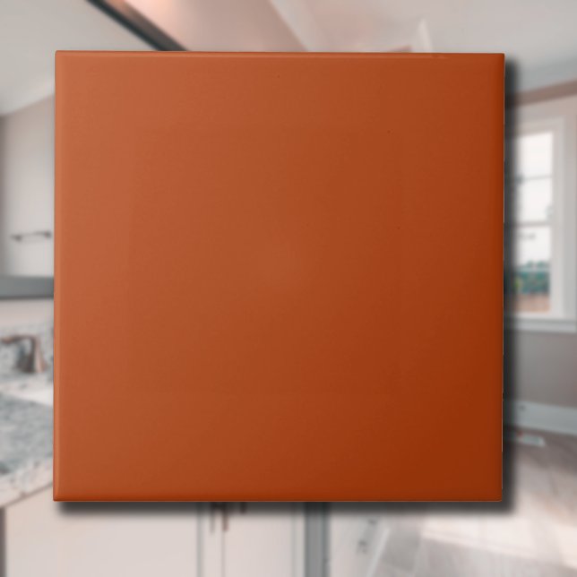 Rust Solid Colour | Classic | Elegant Ceramic Tile (Creator Uploaded)
