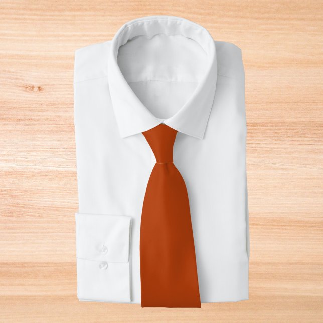 Rust Solid Colour Tie (Creator Uploaded)