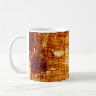 Rust steel sheet, textured background. coffee mug