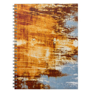 Rust steel sheet, textured background. notebook