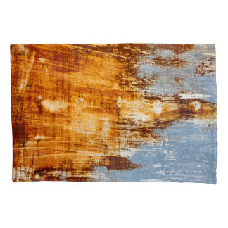 Rust steel sheet, textured background. pillowcase