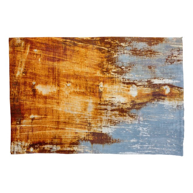 Rust steel sheet, textured background. pillowcase (Front)