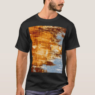 Rust steel sheet, textured background. T-Shirt