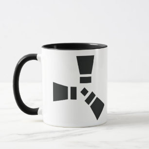 RUST Symbol Black on Clear Mug