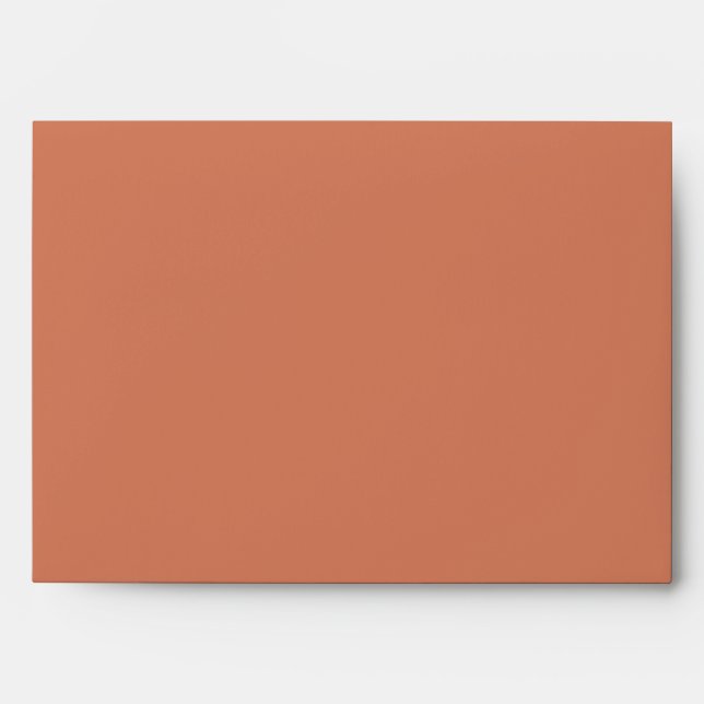 Rust Terracotta Envelope (Front)