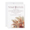 Rust Terracotta Fall Dried Florals Pampas Grass