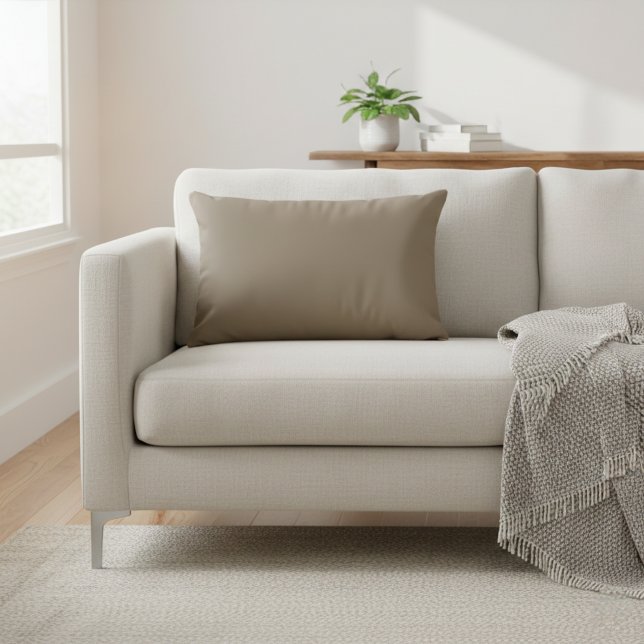 Rust Terracotta Square Throw Pillow - Modern (Creator Uploaded)