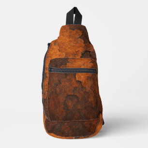 Rust Texture Grunge Background Metal Design Sling Bag