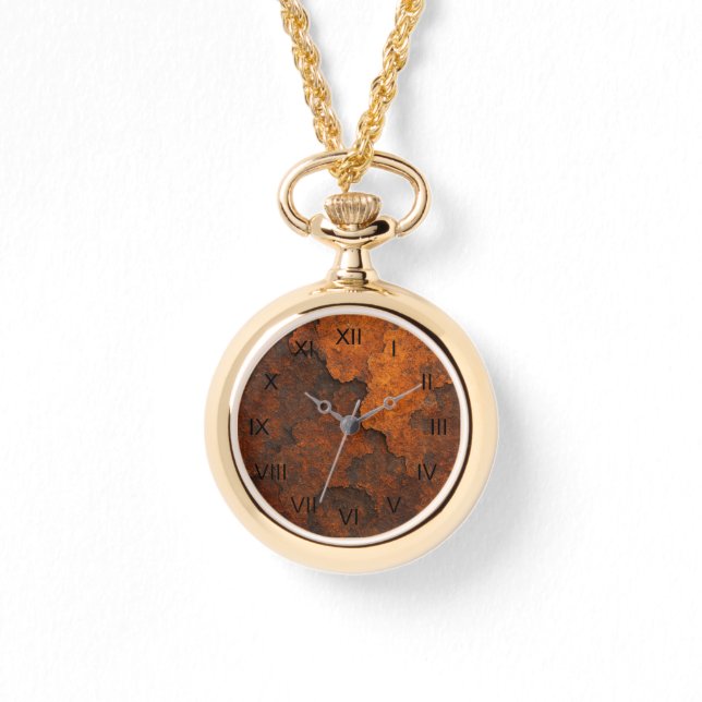 Rust Texture Grunge Background Metal Design Watch (Front)