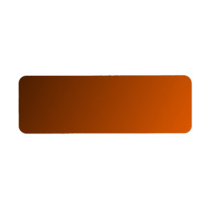 Rust Transparent Lable Return Address Label