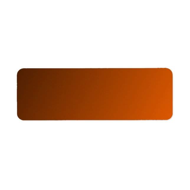Rust Transparent Lable Return Address Label (Front)