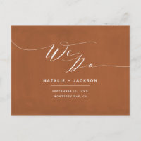 Rust + white we do elegant wedding