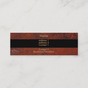 Rusted Business Card