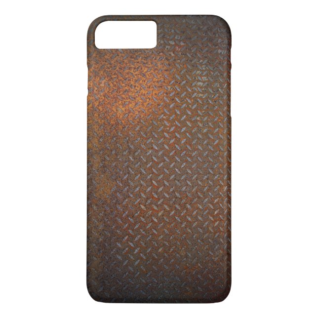 Rusted Check Plate iPhone 7 Plus Case (Back)