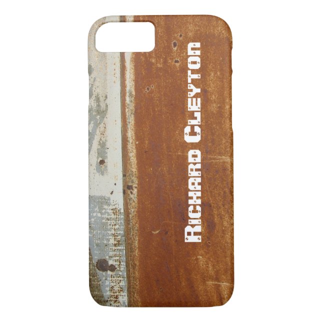 Rusted corroded metal, texture custom Case-Mate iPhone case (Back)