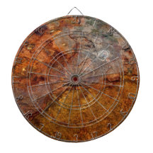 Rusted dart board