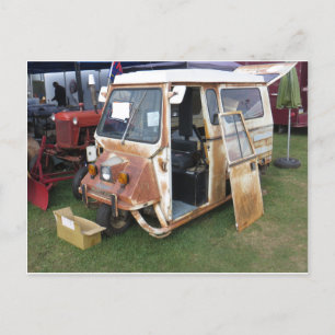 Rusted Enclosed Scooter Postcard