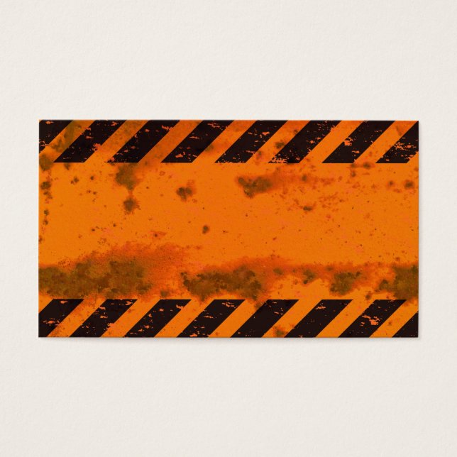 Rusted Hazard Stripes Background (Front)