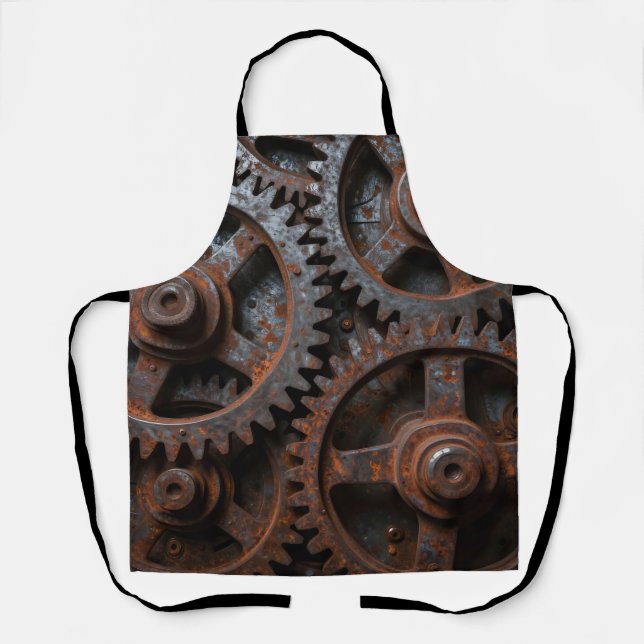 Rusted Industrial Mechanism Apron (Front)