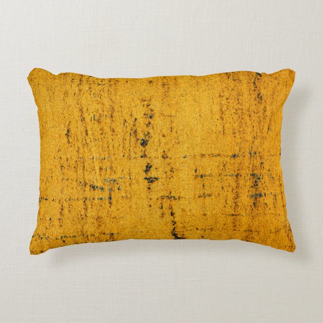 Rusted Iron, Metal Texture Background. Decorative Cushion (Front)
