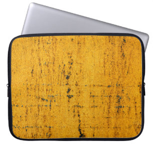 Rusted Iron, Metal Texture Background. Laptop Sleeve