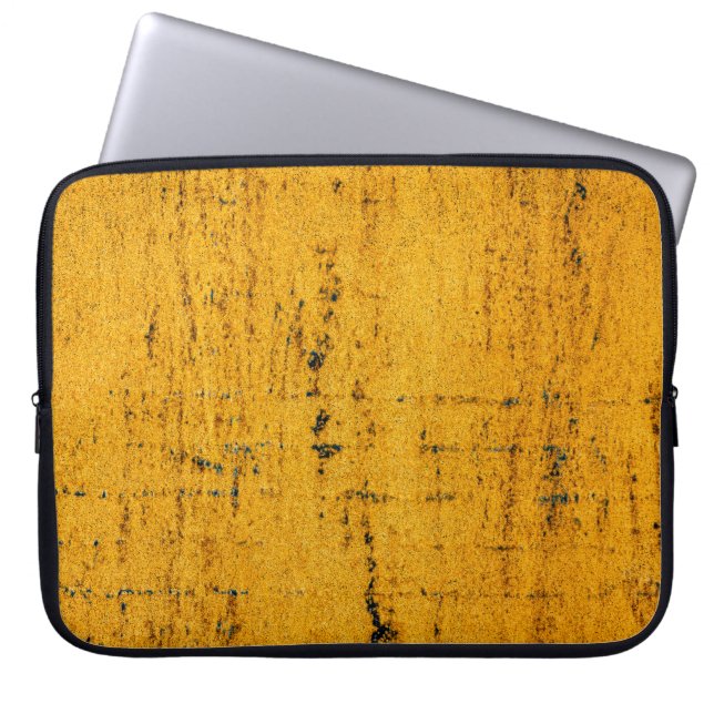 Rusted Iron, Metal Texture Background. Laptop Sleeve (Front)