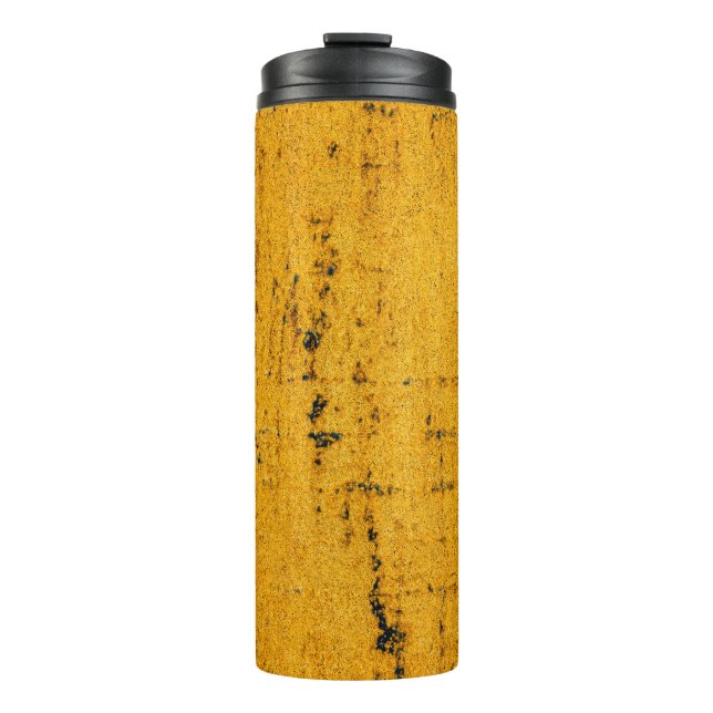 Rusted Iron, Metal Texture Background. Thermal Tumbler (Front)