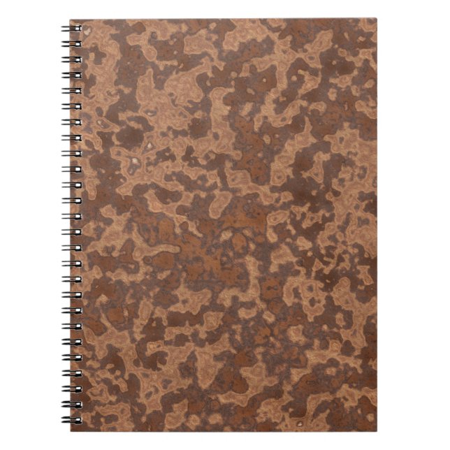 Rusted metal abstract 2 notebook (Front)