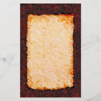 Rusted Metal, Burnt Parchment Stationery