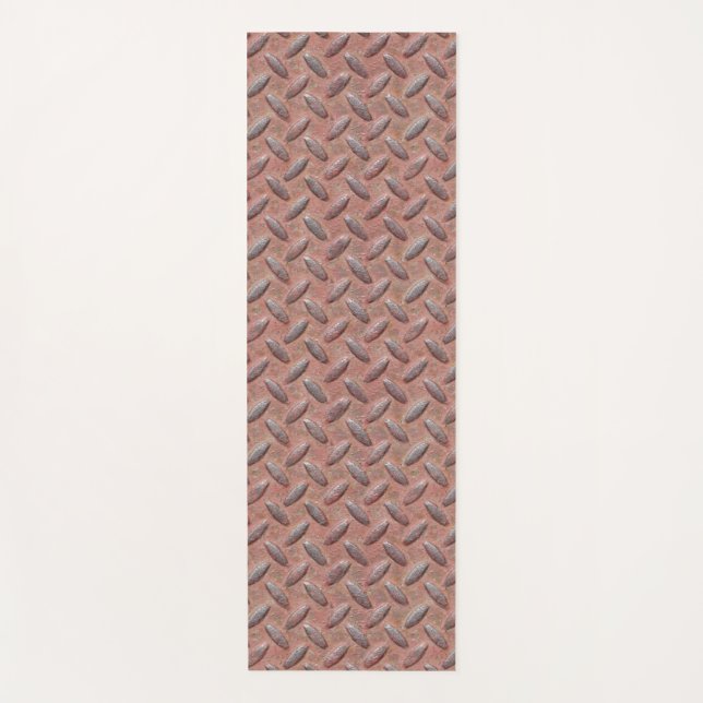 Rusted Metal Plate Yoga Mat (Front)