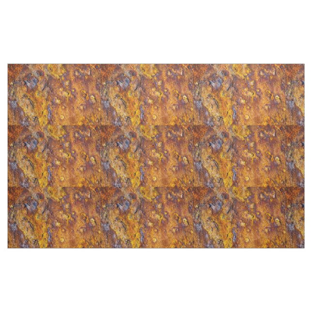 Rusted metal surface fabric (Yard)