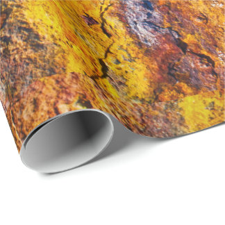 Rusted metal surface wrapping paper