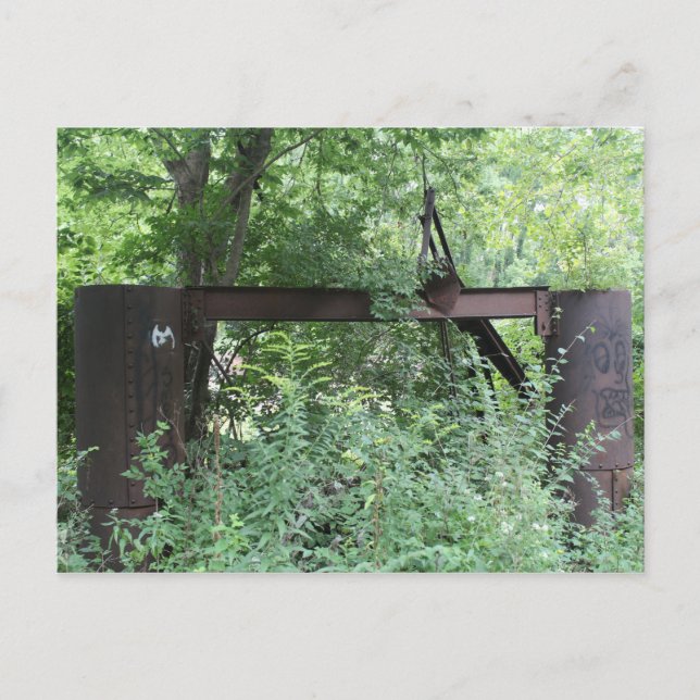Rusted Out Bride in Line Creek Postcard (Front)