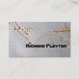 Rusted painted, corroded metal, texture custom business card