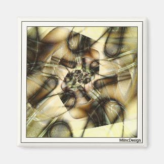 Rusted Paperclips Magnet